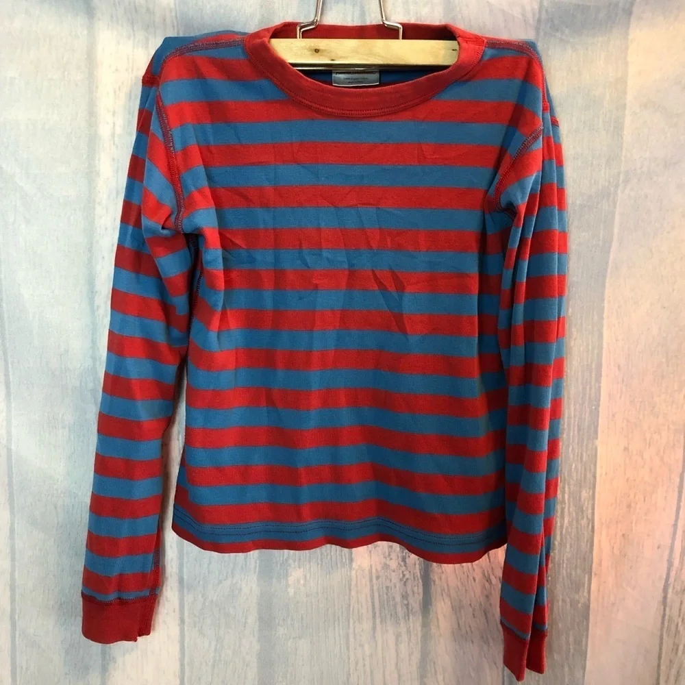 Hanna Anderson Holiday Stripe Sleepwear Pajama Top